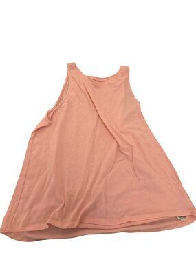 Old Navy Peach Sleeveless Tank Top XL Cotton Blend Relaxed Fit Casual Basic